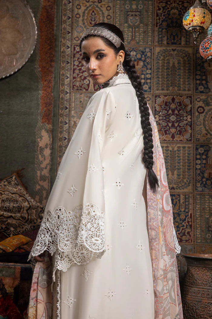 MARIA-B-LAWN CHICKENKARI EMBROIDERY WITH DIAMOND PRINT DUPATTA-TANA-5208