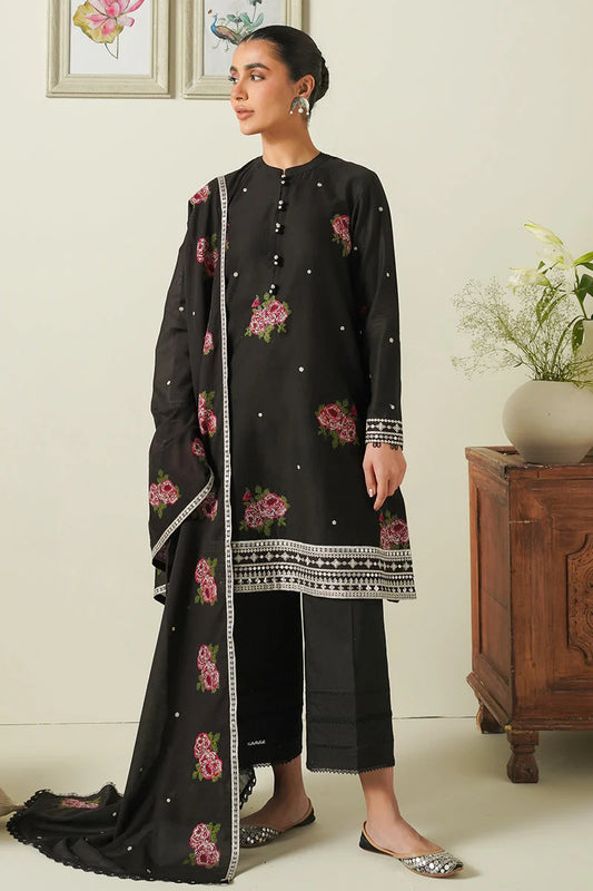 CROSS STITCH - 3PC LAWN EMBROIDERED SHIRT WITH CHIFFON EMBROIDERED DUPATTA AND TROUSER-TANA-5277