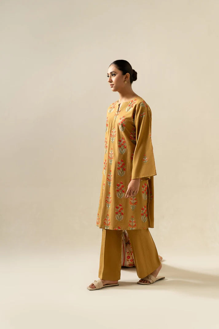 Sapphire- 3PC Dhanak Embroidered Shirt With Dhanak Twil Print Wool Shawl & Trouser-1777