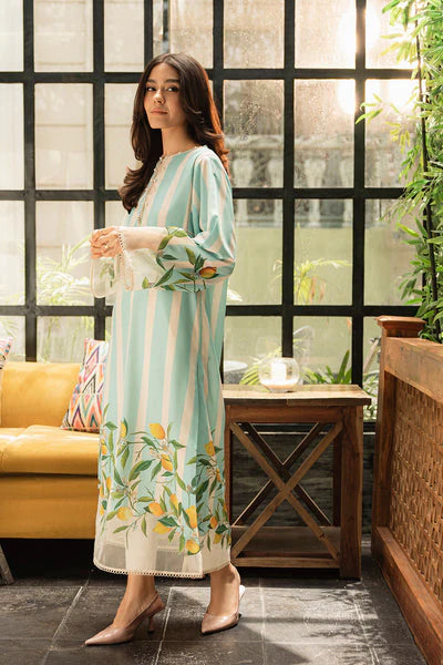 Lulusar-2pc Shemoz Silk Print With Shemoz Silk Trouser-TBF-1106