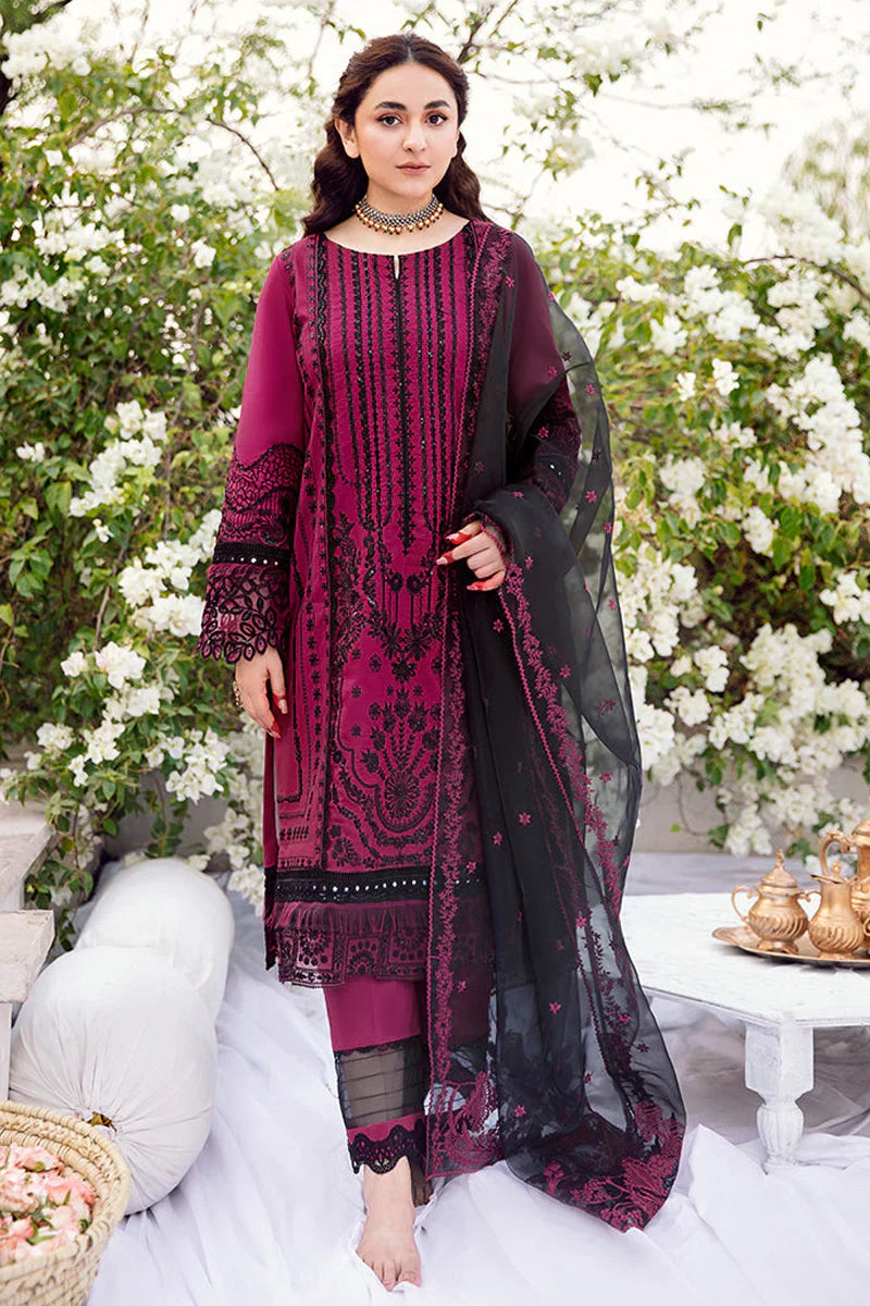 RANG RASIYA-3PC LAWN EMBROIDERED WITH ORGANZA EMBROIDERED DUPATTA-TANA-5267