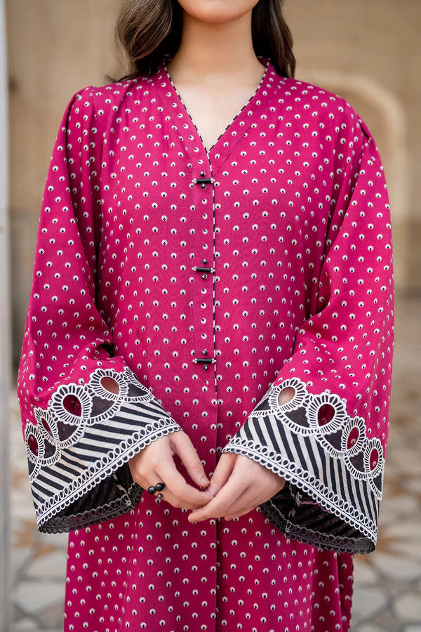 CHARIZMA- 3PC KARANDI PRINTED SHIRT WITH KARANDI PRINTED DUAPTTA AND TROUSER-TANA-1712